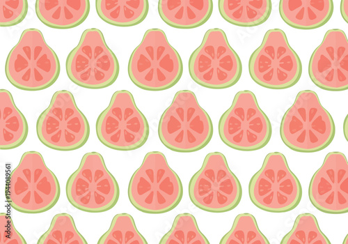Seamless Pink Grapefruit Pattern Background for Summer Fruit Designs and Fresh Packaging