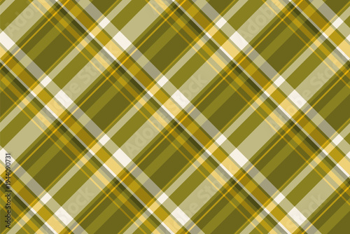 Mesh vector background seamless, ribbon textile tartan texture. Dye check plaid fabric pattern in yellow and amber colors.