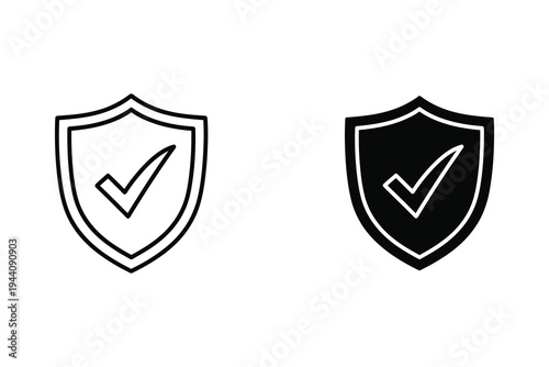 Free Download Shield with Checkmark Icon - Security, Protection, and Verification - GFXLoad