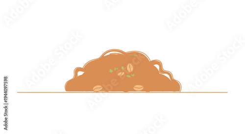 Close-up of a pile of cooked rice on the table