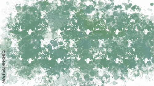 Green watercolor background with copyspace for your design. vector.