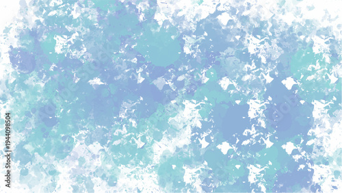Blue watercolor background with copyspace for your design. vector.