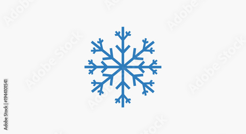 Blue Snowflake Ice Crystal Winter.