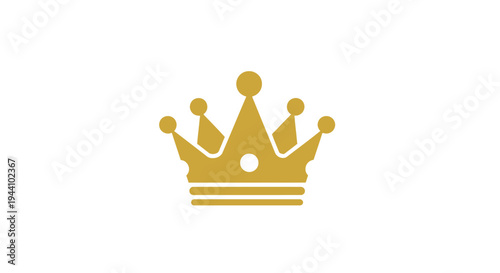Golden Crown Royal Symbol Jewelry Accessory.