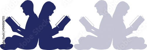 Celebrate happy friendship day with hand in hand silhouette