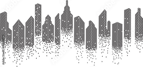 building , skyscraper vector image 