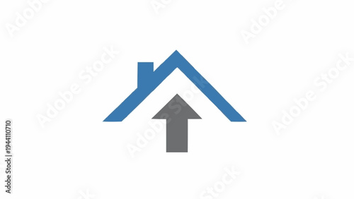 House Roof Arrow Upward Direction.