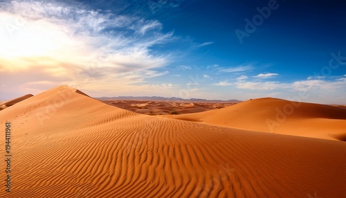Desert Sky And Sand