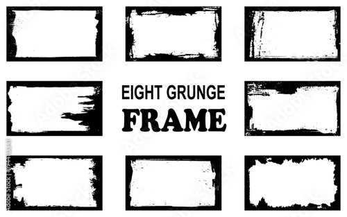 Old covers set isolated on white background. Vector realistic illustration of scratched rectangular paper frames with grungy grainy texture, worn cd record mockup with blank surface and uneven edges