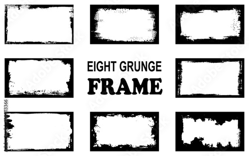 Old covers set isolated on white background. Vector realistic illustration of scratched rectangular paper frames with grungy grainy texture, worn cd record mockup with blank surface and uneven edges