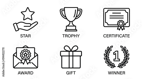 Vector graphic illustration of black lock and unlock icons with keyhole