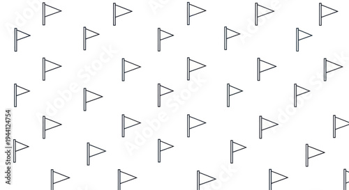 Gray Paper Airplanes on White Background.