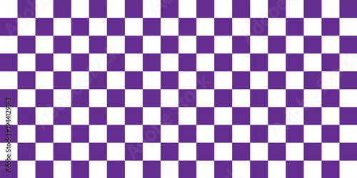 purple White color square pattern. Picnic blanket texture.