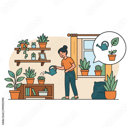 Illustration of Daily Activities Lifestyle