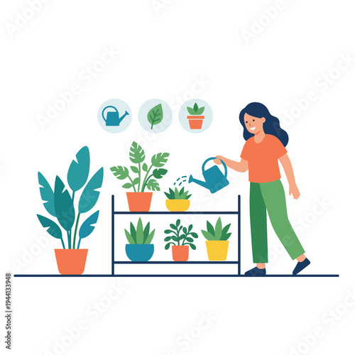 Illustration of Daily Activities Lifestyle