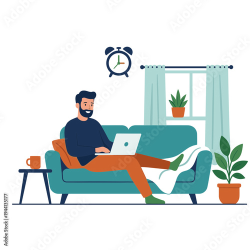 Illustration of Daily Activities Lifestyle