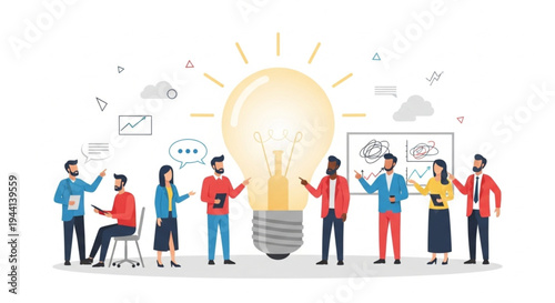 business people with idea