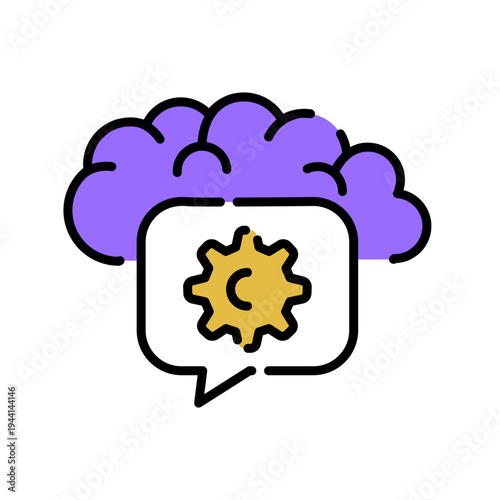 Zero shot Learning Icon Professional UI Symbol for Artificial Intelligence