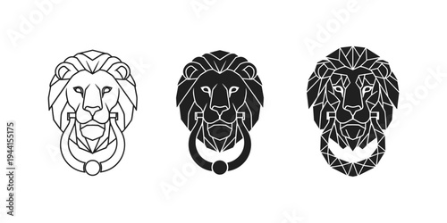 Lion Head Door Knocker Designs