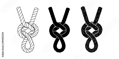 Figure Eight Knot Variations