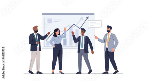 Business Professionals Discussing Project Plan.