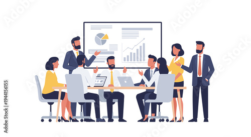 Business Team Meeting Discussion Planning 2.