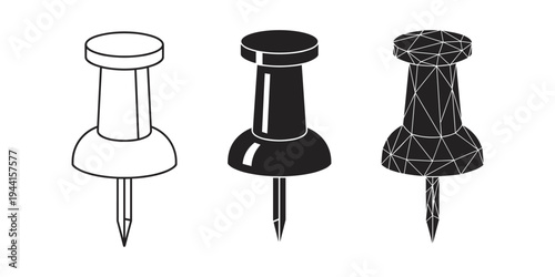 Push Pin Styles Collection