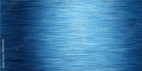 A textured metallic surface with a sleek brushed finish in varying shades of blue, the image showing the details and depth.