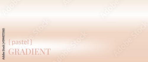 Rose gold gradient with soft pink cream and a dreamy meditation air in a pale ombre. Calm rose and gold peach on a fuzzy ivory vector background for skincare stationery. Gradation with a serene glow.