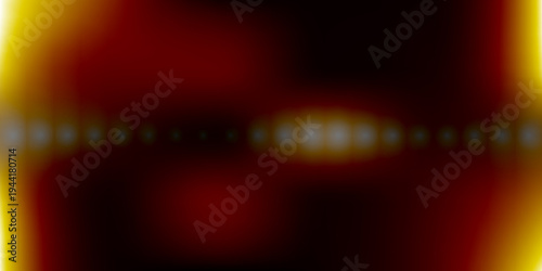 Abstract Red and Yellow Light Streaks with Bokeh on Dark Background image photo