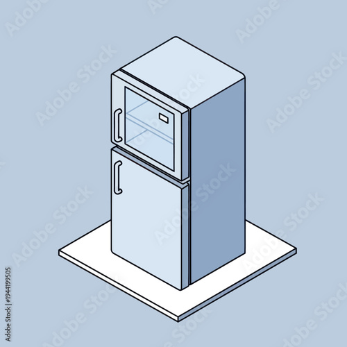 Refrigerator Appliance Domestic Kitchen.