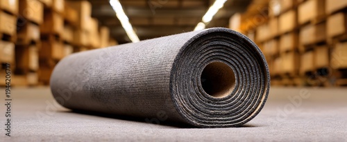 Wallpaper Mural The rolled carpet awaits holding promise and warmth for the commercial space. Torontodigital.ca