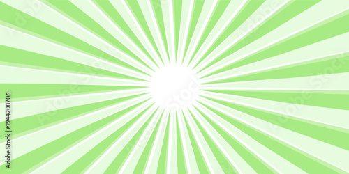 Abstract sunbrust glittering yellow-green smooth gradient wallpaper. Comic style