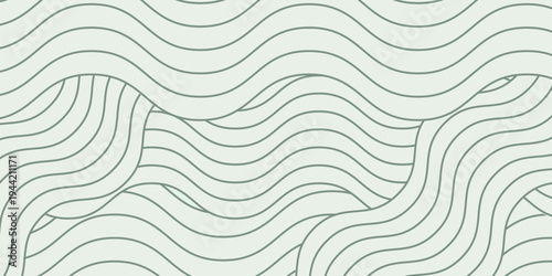 Abstract ramen pattern waves lines