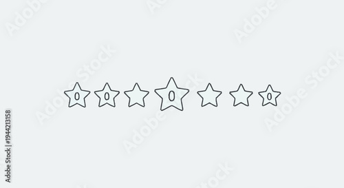 Customer feedback rating with zero stars selected.