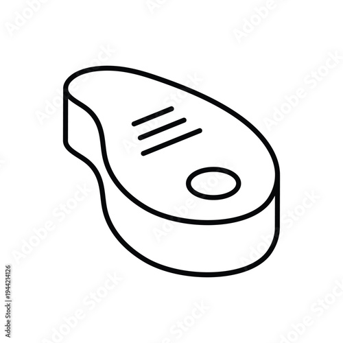 Steak vector icon