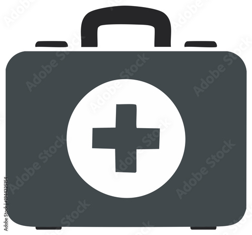 Medical Kit Vector Illustration First Aid Box Emergency Equipment Sign Graphic Icon
