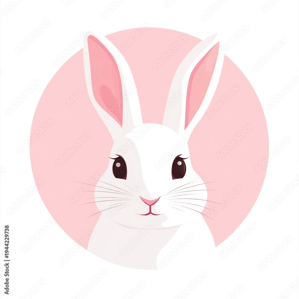 Obraz premium Easter rabbit illustration background animal.