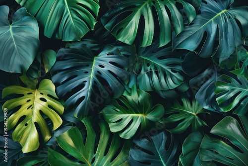 Tropical banana leaf nature outdoors tropics.