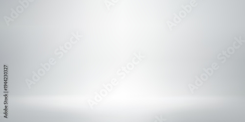 White and gray limbo background with smooth gradient. Minimal clean backdrop with copy space for product display, branding, mockup.