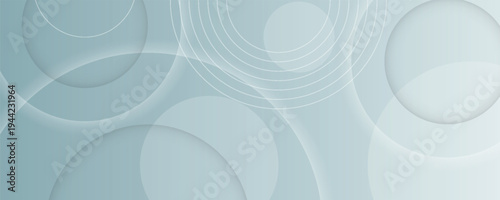 Abstract gray and white gradient background with dynamic and elegant circle shape decoration. Modern design with light and shadow effects. Creative curved line style. EPS. 3