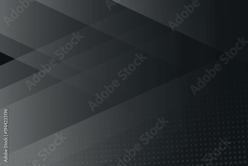 Abstract background with overlapping transparent geometric layers. Minimalist background design with trendy halftone dotted decoration for brochure, certificate, and card.