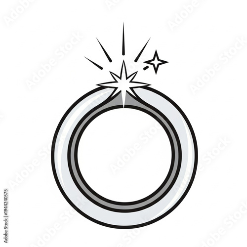 Diamond Ring Jewelry Engagement Luxury Symbol.