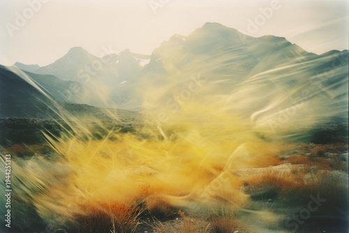 Mountain landscape outdoors nature.