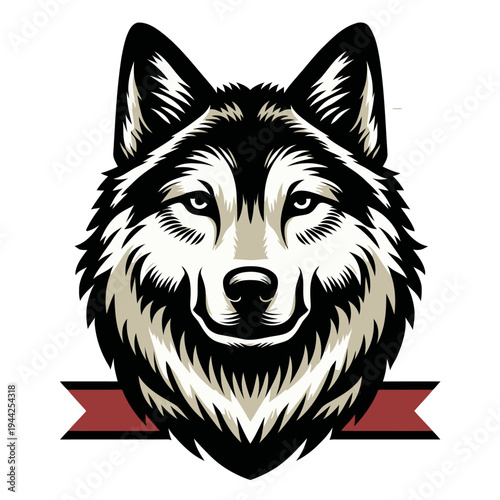 Wolf vector and illustration.