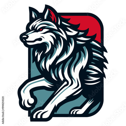 Wolf vector and illustration.