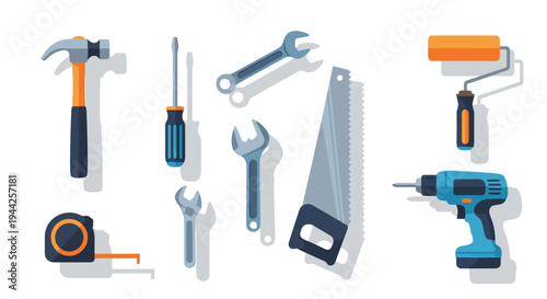 Collection of Various Hand Tools and Equipment.