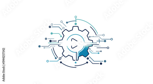 Gear Mechanism with Electronic Components.