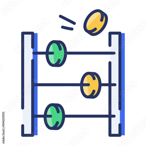 Flat style icon of business expansion