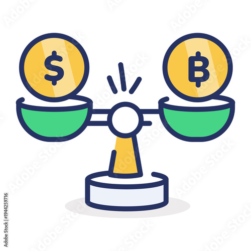 A flat style icon of record keeping